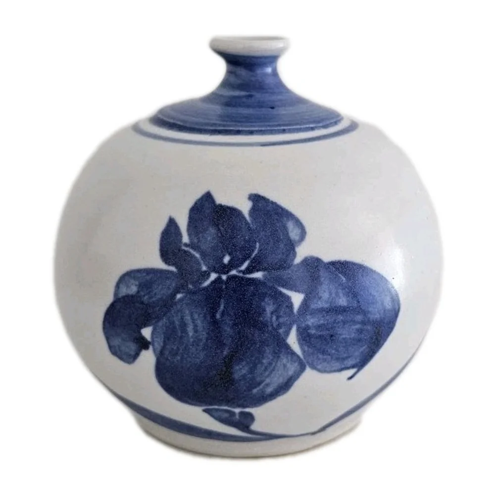 Vintage Pottery Craft Bud Vase Studio Pottery USA Mckenzie 1984